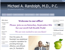 Tablet Screenshot of michaelrandolphmd.com